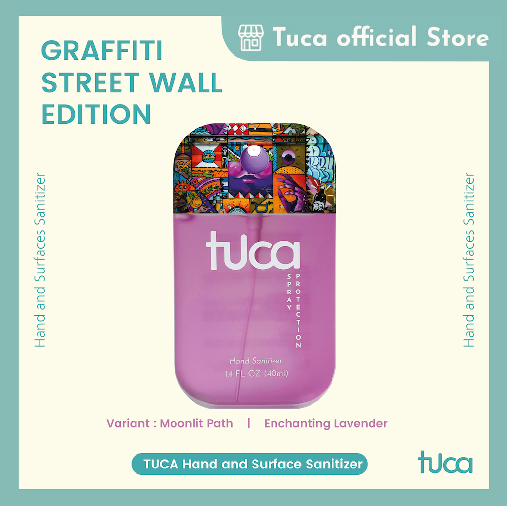 Tuca Hand Sanitizer Graffiti Street Wall Special Edition - Food Grade Custom