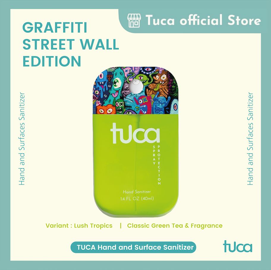 Tuca Hand Sanitizer Graffiti Street Wall Special Edition - Food Grade Custom