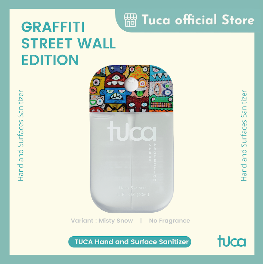 Tuca Hand Sanitizer Graffiti Street Wall Special Edition - Food Grade Custom