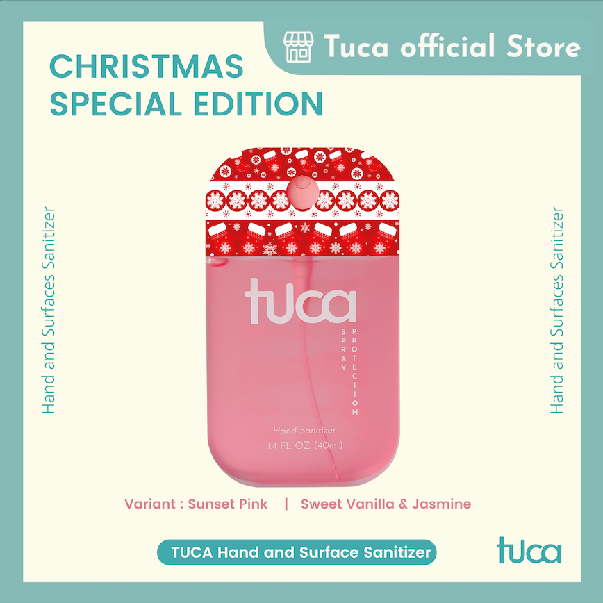 Tuca Christmas Special Design Hampers - Hand Sanitizer & Surface Sanitizer Gift Custom Sanitizer