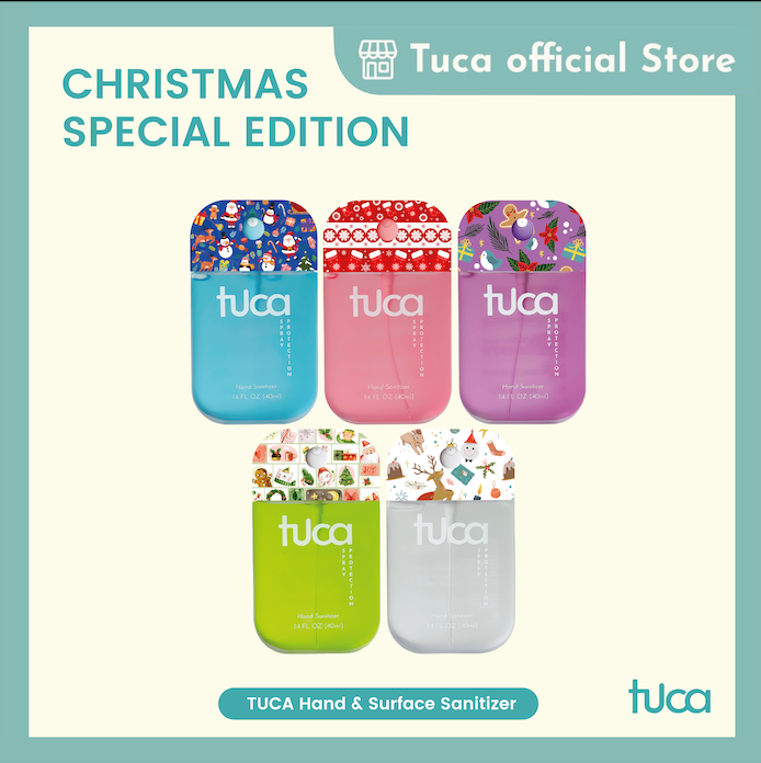 Tuca Christmas Special Design Hampers - Hand Sanitizer & Surface Sanitizer Gift Custom Sanitizer