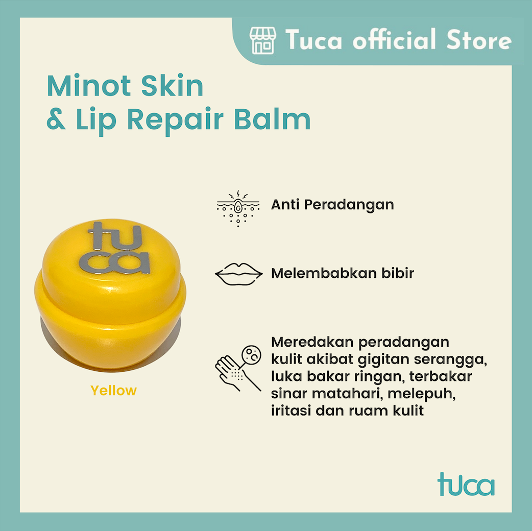 Minot Skin & Lip Repair Balm Tuca - Pelembap Bibir