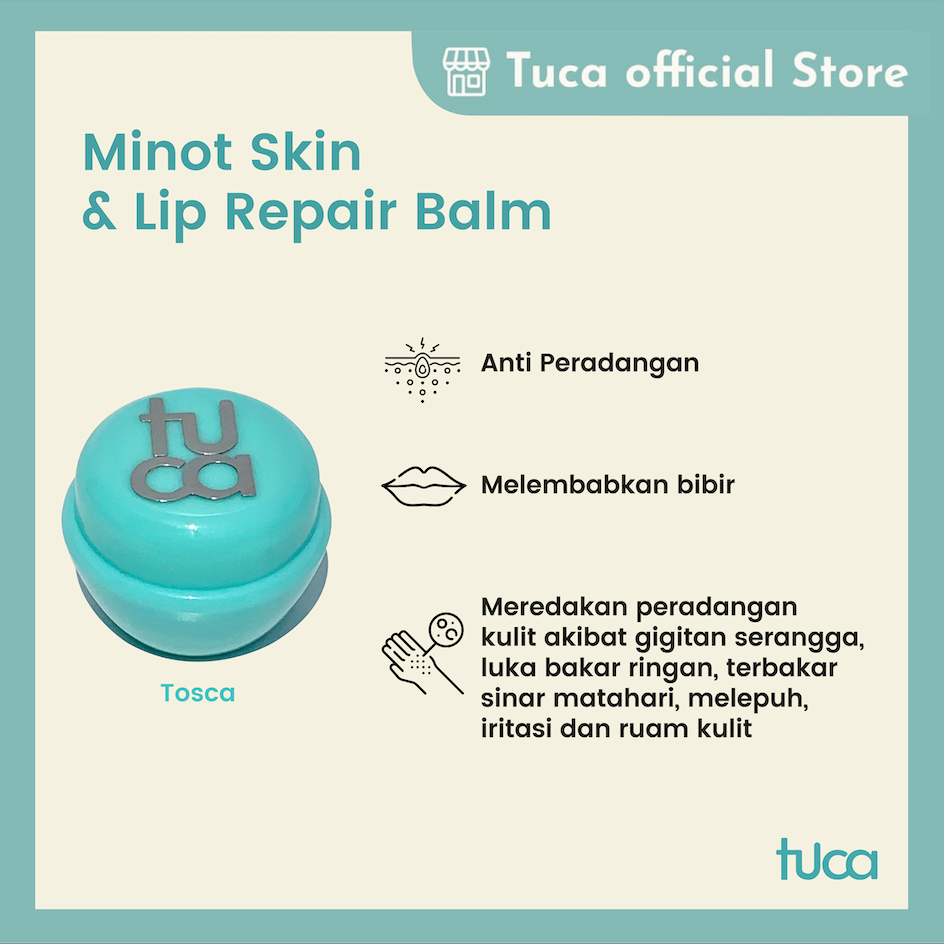 Minot Skin & Lip Repair Balm Tuca - Pelembap Bibir