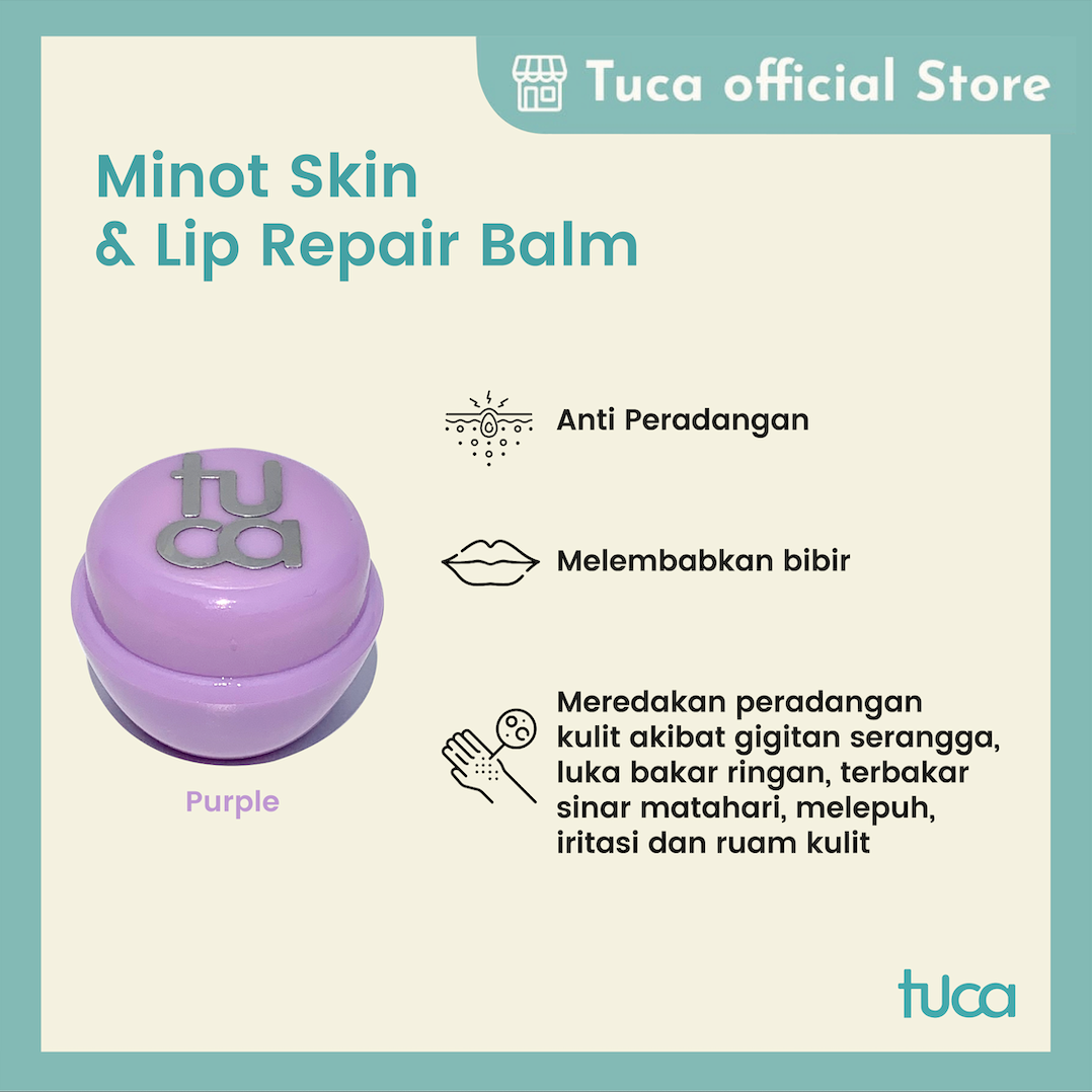 Minot Skin & Lip Repair Balm Tuca - Pelembap Bibir