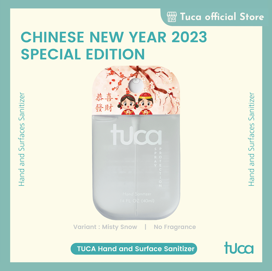 Tuca CNY Special Edition Hand Sanitizer & Surface Sanitizer Hampers - Food Grade Custom Spray