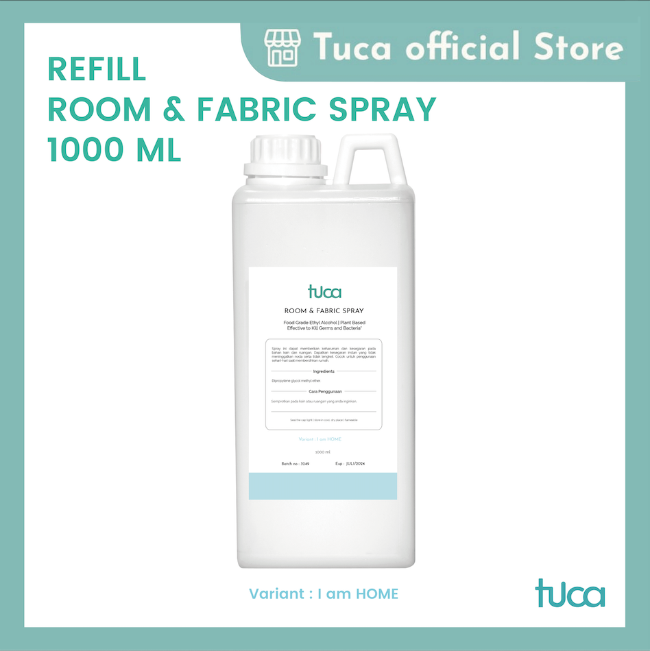 Cairan Refill Pengharum Ruangan Room Spray & Fabric Spray Antibacterial Tuca