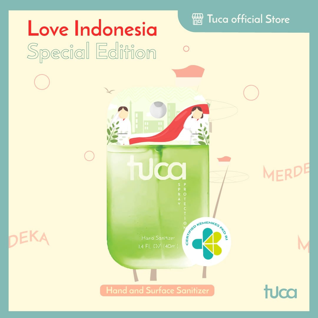 Tuca Love Indonesia Special Design - Hand Sanitizer & Surface Sanitizer Gift Custom Sanitizer