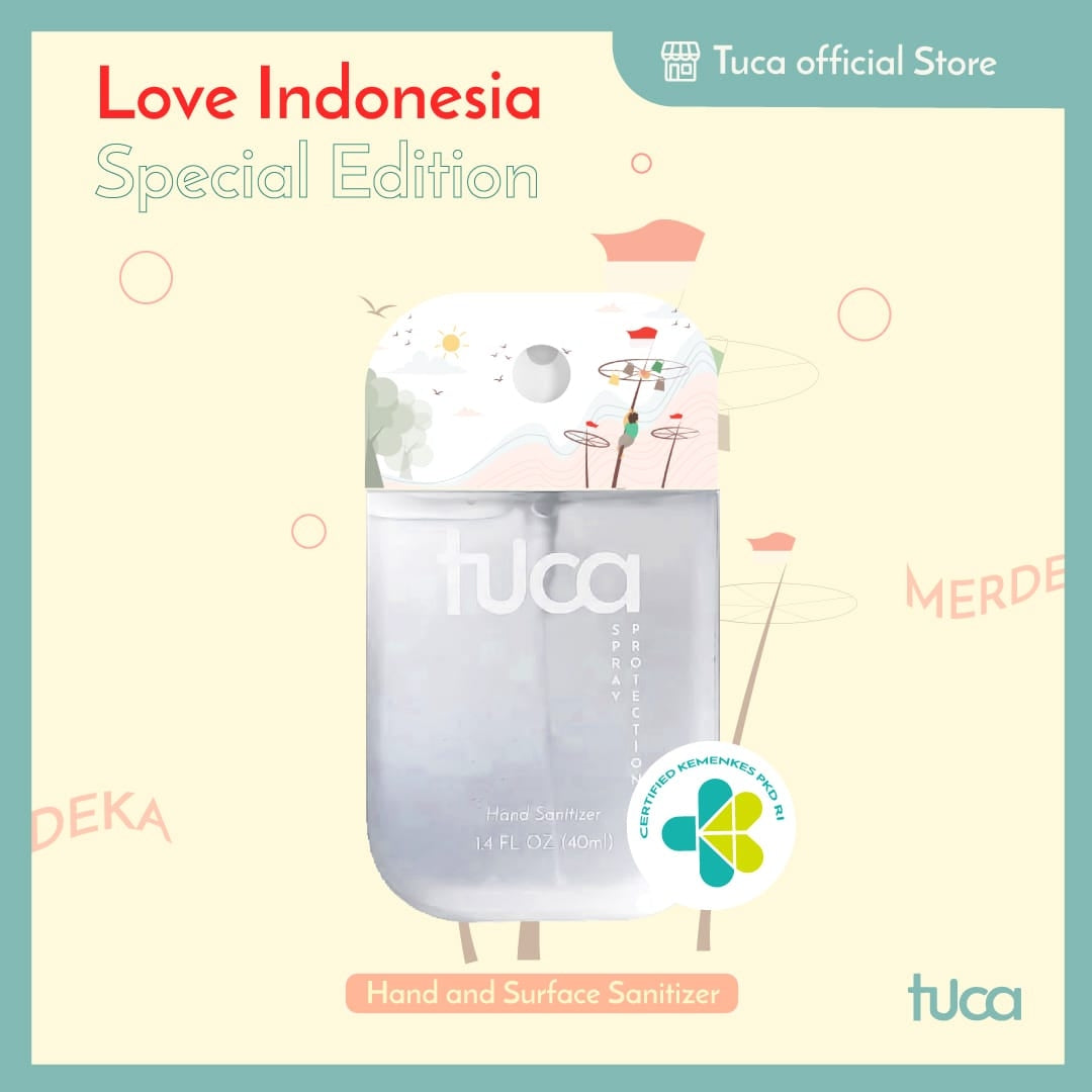Tuca Love Indonesia Special Design - Hand Sanitizer & Surface Sanitizer Gift Custom Sanitizer