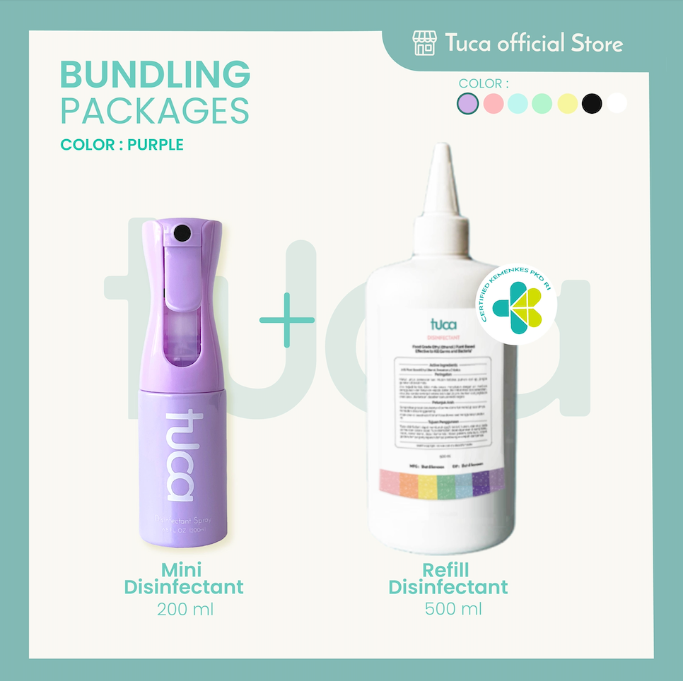 Tuca Disinfectant Bundling Package Food Grade - Disinfectant Plant Based