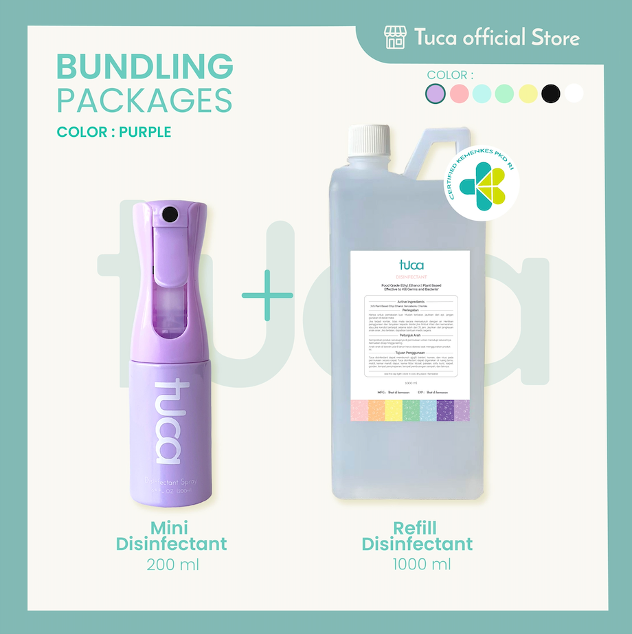 Tuca Disinfectant Bundling Package Food Grade - Disinfectant Plant Based