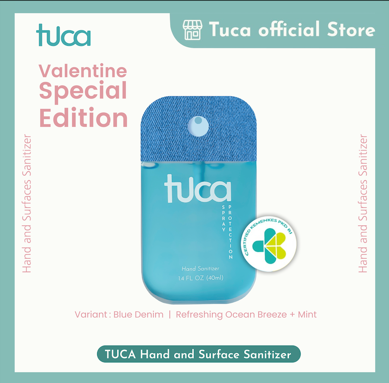 Tuca  Hand Sanitizer and Surface Sanitizer Couple Valentine Edition Food Grade Custom Hand Sanitizer