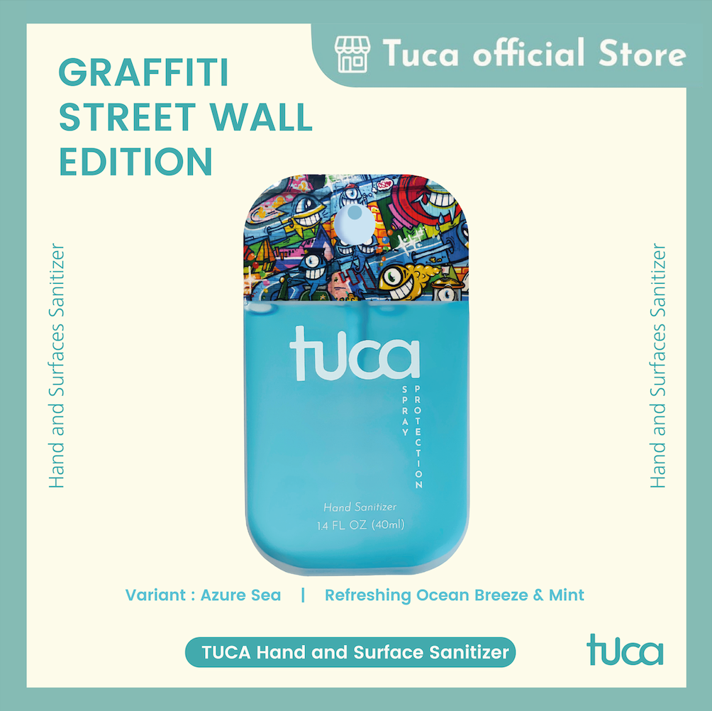 Tuca Hand Sanitizer Graffiti Street Wall Special Edition - Food Grade Custom