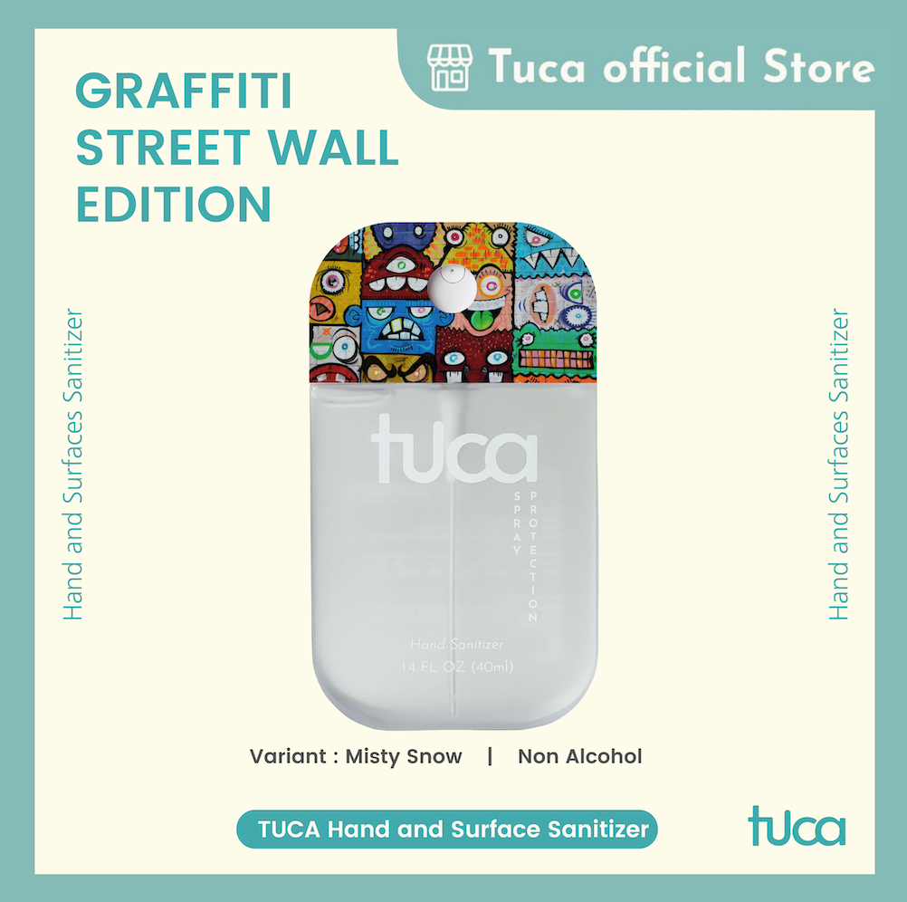 Tuca Hand Sanitizer Graffiti Street Wall Special Edition - Food Grade Custom