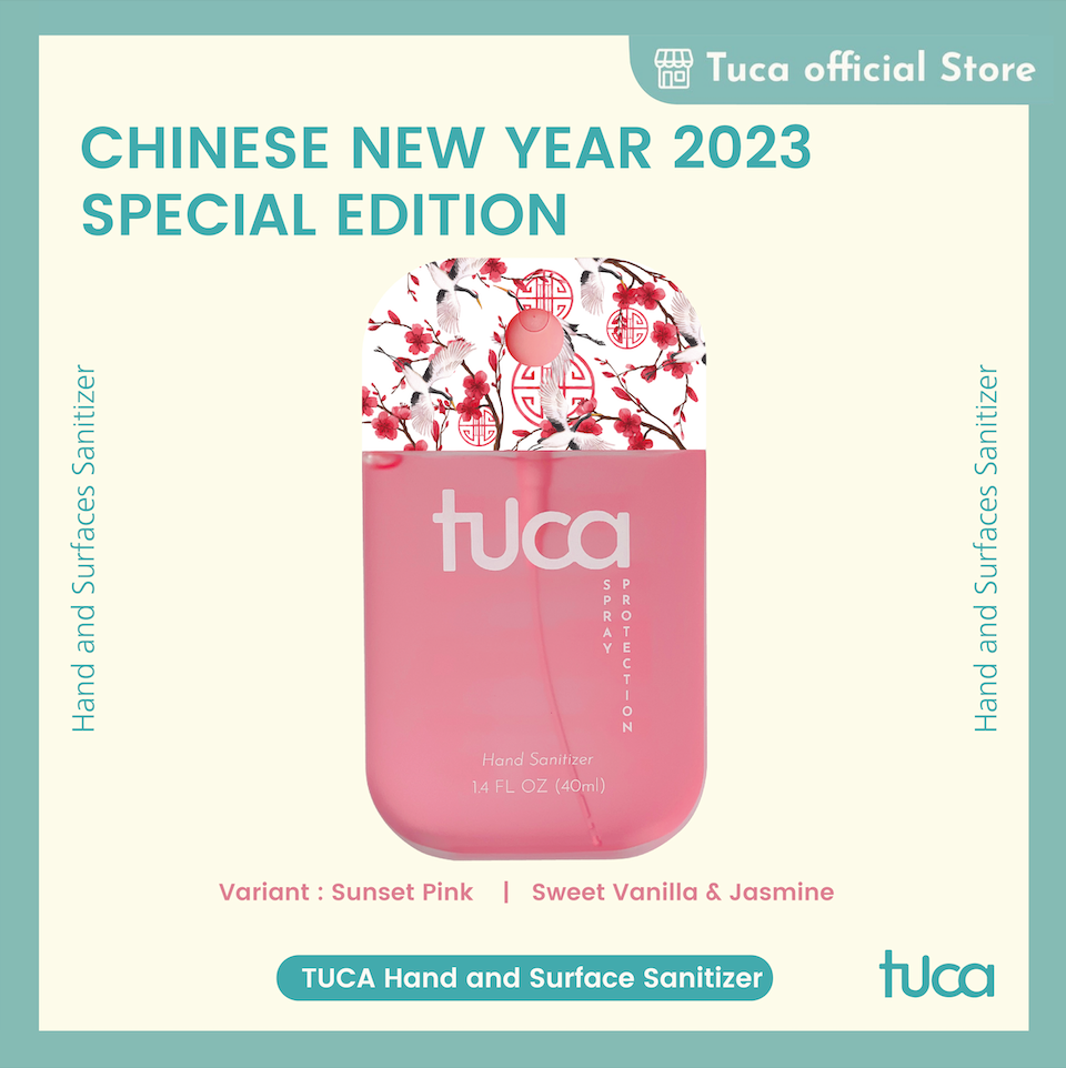 Tuca CNY Special Edition Hand Sanitizer & Surface Sanitizer Hampers - Food Grade Custom Spray