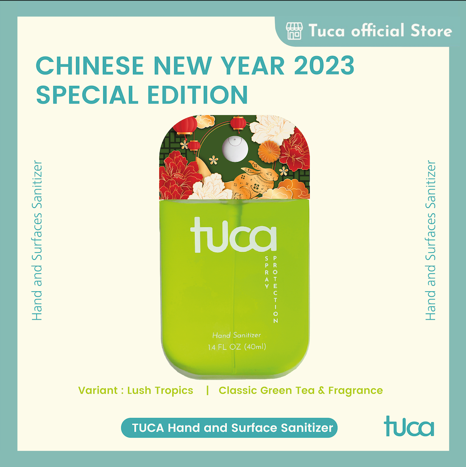 Tuca CNY Special Edition Hand Sanitizer & Surface Sanitizer Hampers - Food Grade Custom Spray