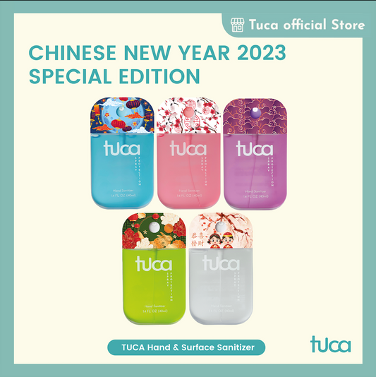 Tuca CNY Special Edition Hand Sanitizer & Surface Sanitizer Hampers - Food Grade Custom Spray