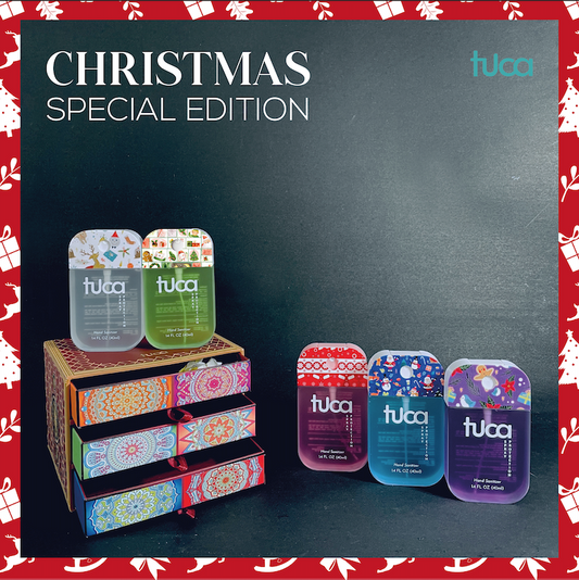 Tuca Christmas Special Design Hampers - Hand Sanitizer & Surface Sanitizer Gift Custom Sanitizer