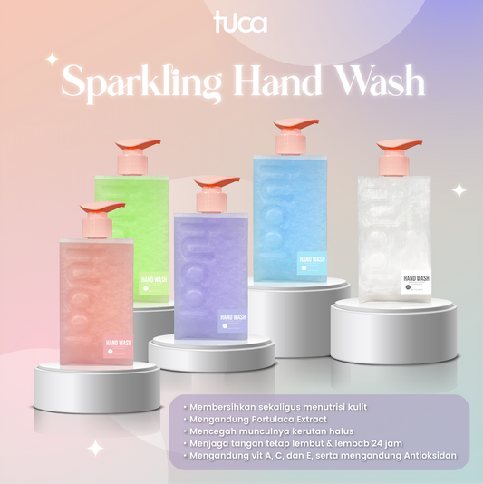 Sabun Cuci Tangan Tuca Sparkling Hand Wash Anti Bacterial