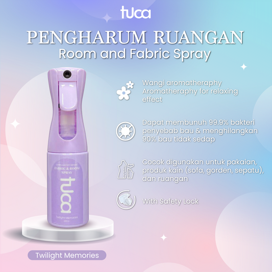 Pengharum Ruangan Room Spray and Fabric Spray Anti Bacterial Tuca - Pewangi Ruangan Linen Spray