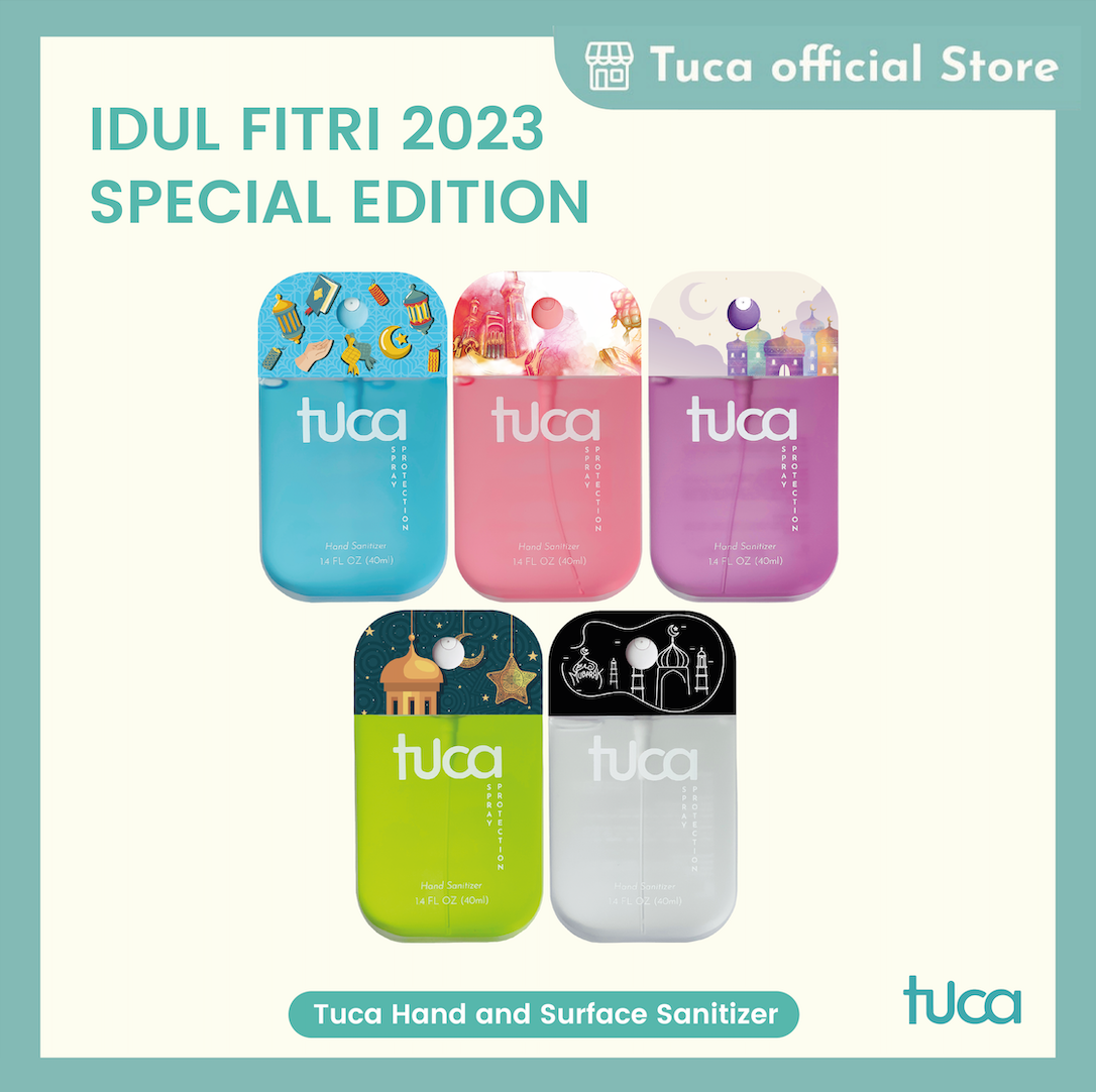 Tuca Idul Fitri Special Design  Hampers - Hand Sanitizer & Surface Sanitizer Gift