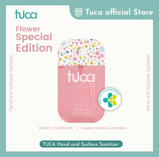 Tuca Flower Edition  Hand Sanitizer and Surface Sanitizer - Food Grade Custom Spray Sanitizer